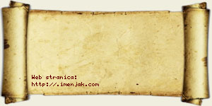 Anđela Dečermić vizit kartica